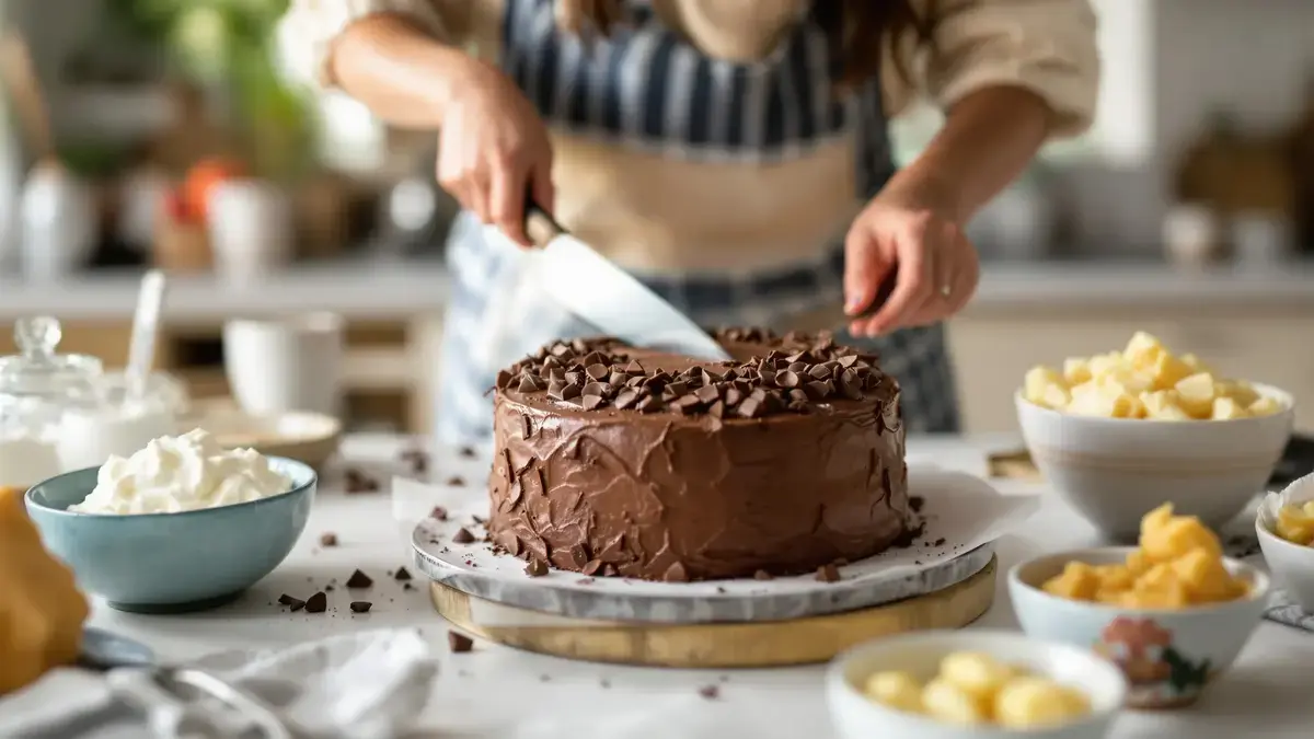 Ontdek het snelle recept voor een lichte en smeuïge chocoladetaart zonder toegevoegde vetten
