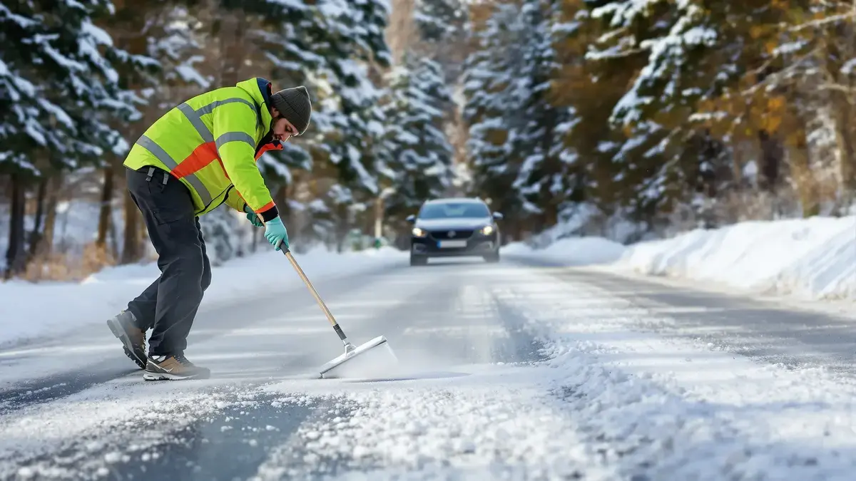 Gewoon strooizout is niet langer de beste oplossing tegen ijzel, dit alternatief werkt effectiever
