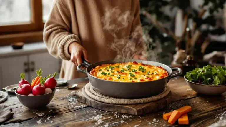 Tartiflette met cancoillotte: een smeuïge en lichte gratin, makkelijk in de oven te bereiden