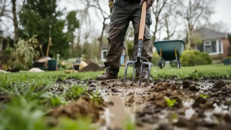 Wat tuinmannen doen om te voorkomen dat uw gazon elke winter in een modderpoel verandert, is bij velen onbekend