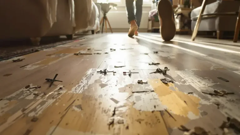 Het lopen op uw vloer vernietigt nu de structuur ervan zonder dat u het merkt