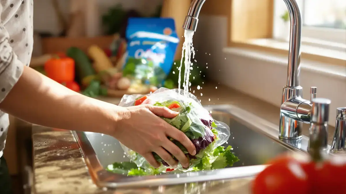 Voorgesneden sla in zakjes afspoelen: een gangbare of overbodige gewoonte? Analyse en getuigenissen over deze eetgewoonte