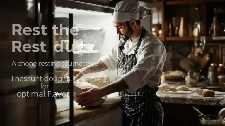 Waarom raden koks aan het deeg in de koelkast te laten rusten?