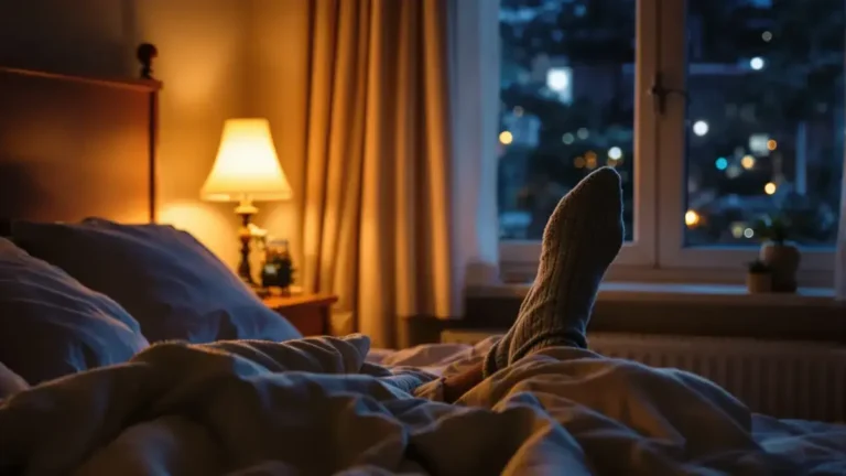 Warmte aan de voeten speelt een sleutelrol bij het inslapen en het in stand houden van de slaap