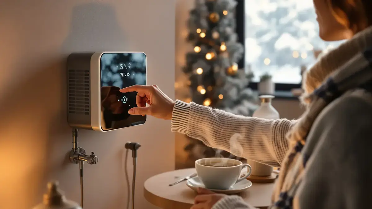 U gebruikt in de winter zonder het te weten te veel warm water: dit eenvoudige gebaar verandert alles, zowel voor uw rekening als voor uw huid