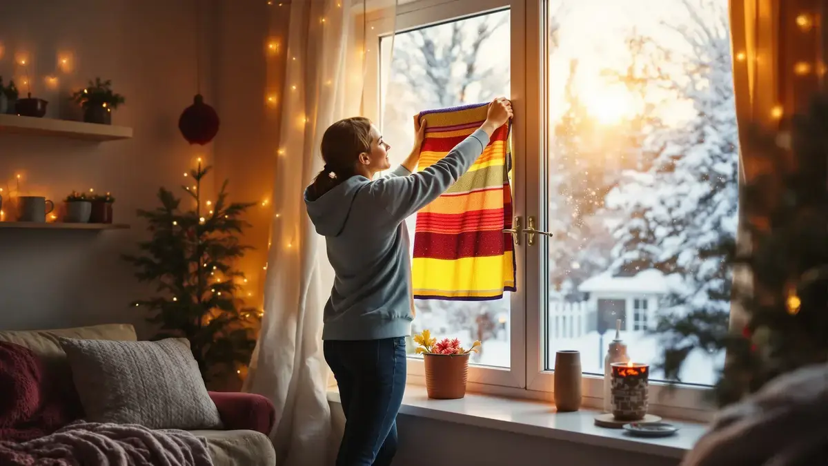 Met slechts één handdoek verhoogt deze wintertip de temperatuur met enkele graden zonder verwarming