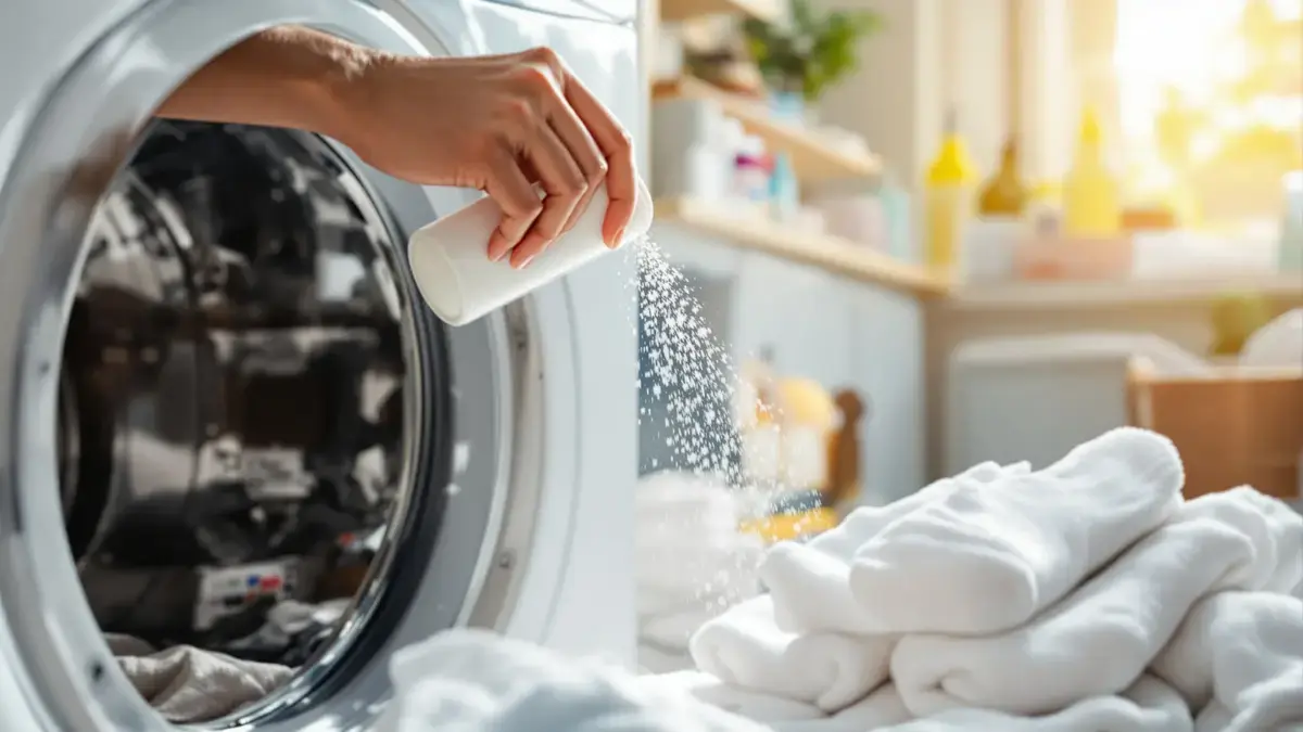 Een ingrediënt toevoegen aan het waswater is genoeg om witte sokken vlekkeloos te houden