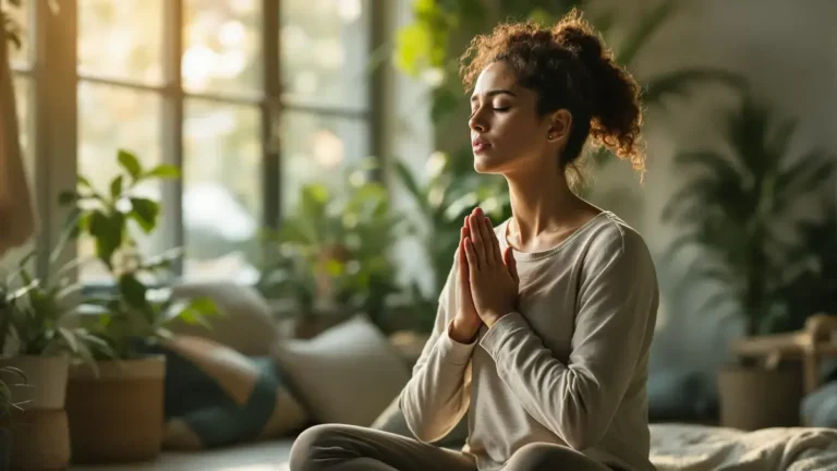 Midden in een angstaanval werkt deze ademhalingsoefening uit yoga binnen enkele seconden in op het zenuwstelsel