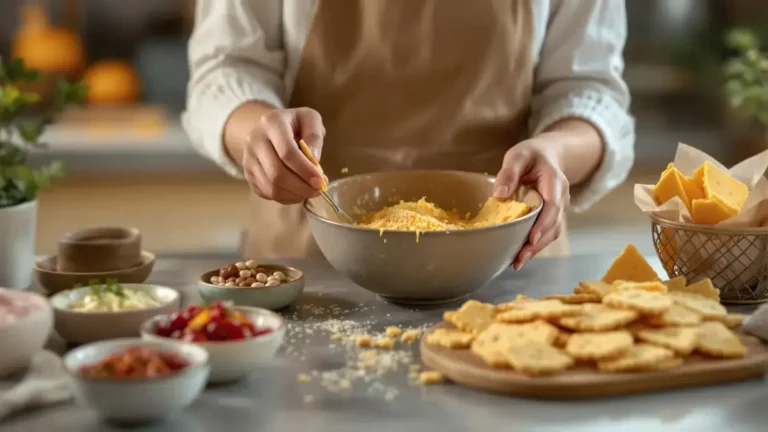 Zelfgemaakte crackers met kaas en sesam binnen 20 minuten klaar: het onmisbare recept voor je borrels