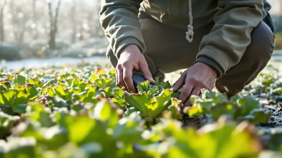 Zonder natuurlijke bescherming lopen uw salades gevaar bij onverwacht negatieve temperaturen