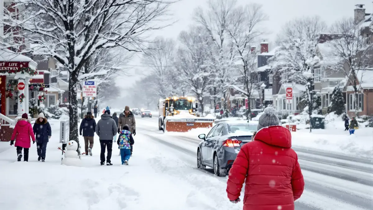 Zware sneeuwval aangekondigd vanaf begin januari volgens de weersvoorspellingen