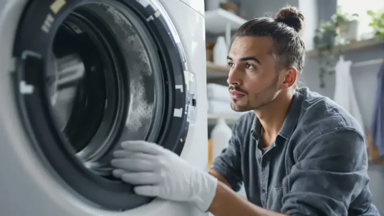 Zwarte rubberen manchet van de wasmachine: waarom er schimmel ontstaat en hoe je dat duurzaam voorkomt