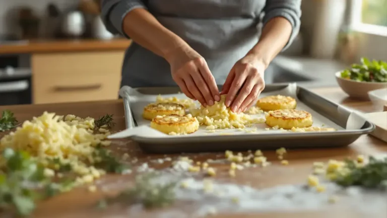 Deze methode voor het bereiden van aardappelkoekjes in de oven biedt een olievrije lekkernij die door het hele gezin wordt gewaardeerd