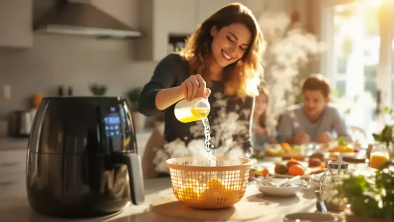 Airfryer: de tip van mijn moeder om uw airfryer tijdens de maaltijd schoon te maken maakt uw leven makkelijker