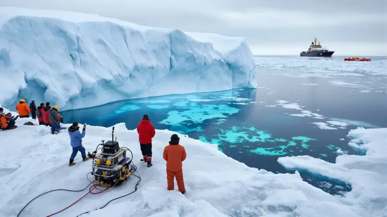 Antarctica het losraken van ijsberg A-84 onthult een tot nu toe onbekend ecosysteem