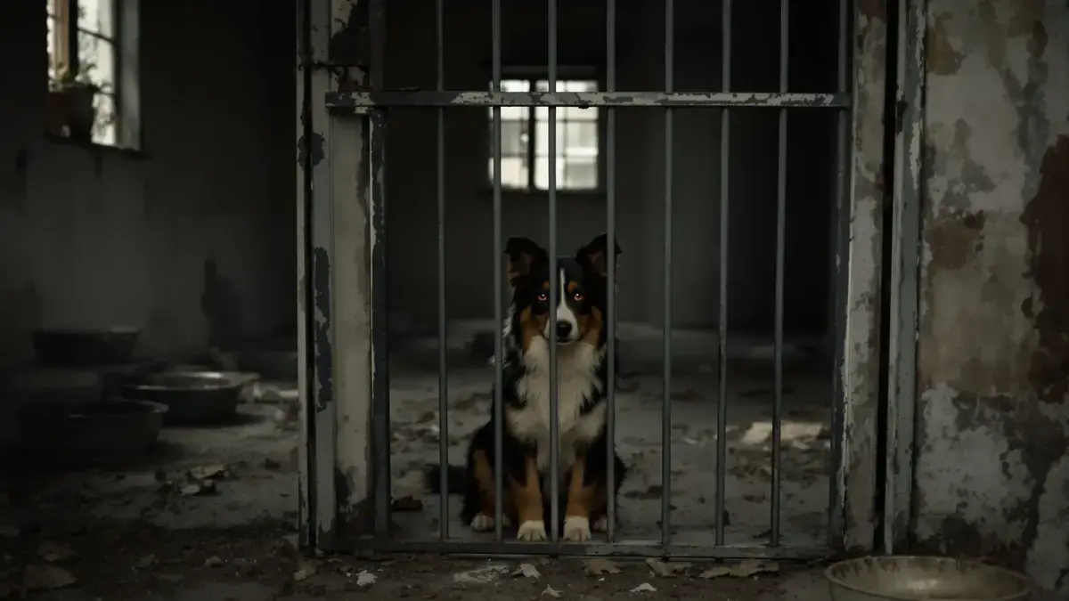 Deze Australische herder doorstaat een week van eenzaamheid een realiteit die door te veel baasjes wordt genegeerd