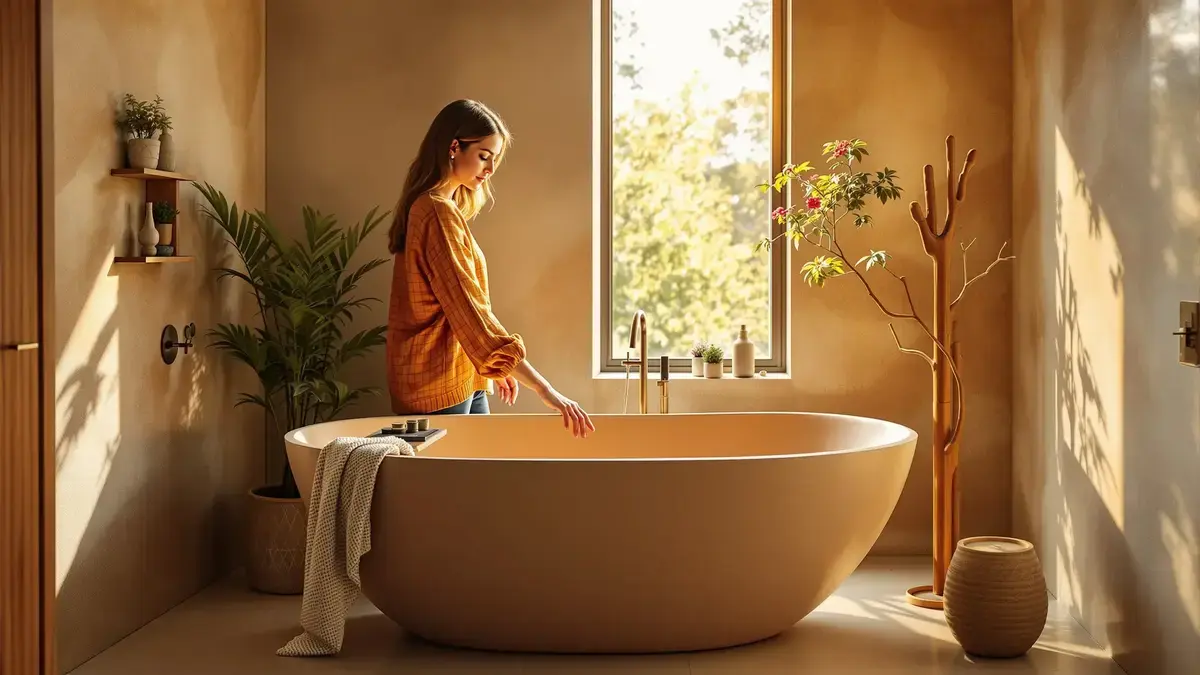 De badkamertrend van 2026 onthult een onverwachte omwenteling: het witte bad is achterhaald