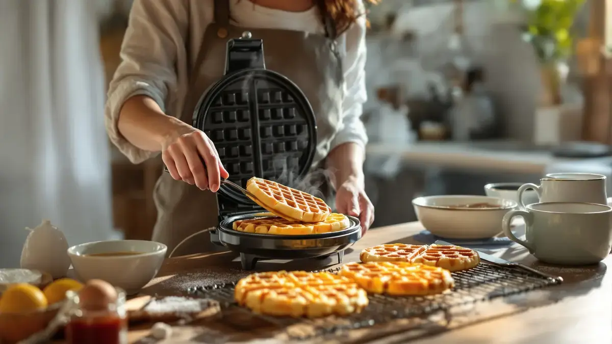 De beste manier om eenvoudig knapperige wafels te maken