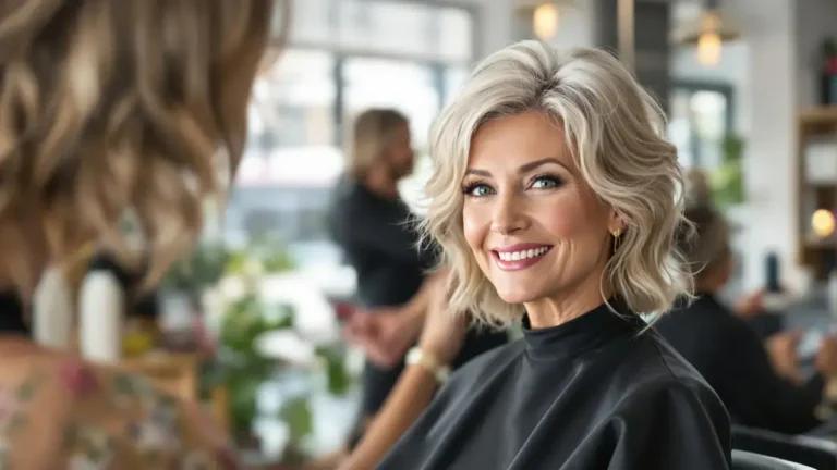 Experts zijn het erover eens dat de boblijn na 55 jaar niet meer geschikt is met het butterfly kapsel voorkomt u dat uw gezicht langer wordt en uw haar zwaarder