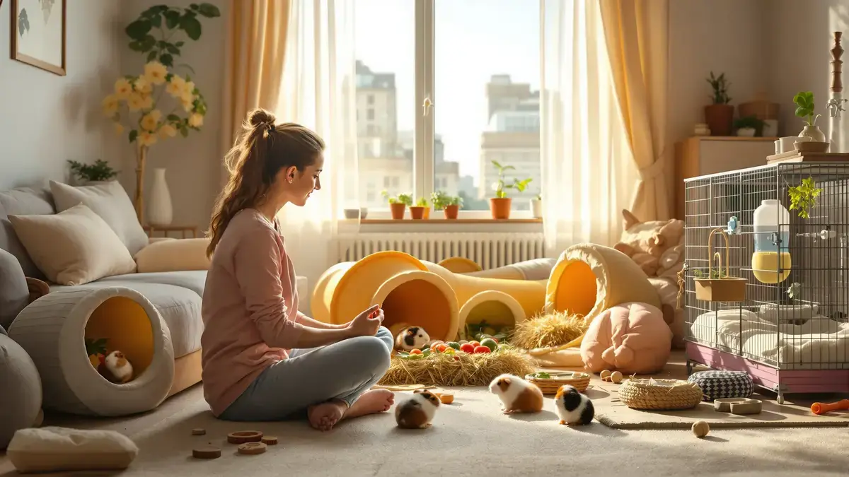 Een cavia houden in een appartement waar je op moet letten voordat je eraan begint