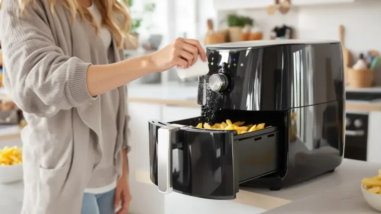 Deze eenvoudige handeling met een ingrediënt uit het keukenkastje voorkomt nare geurtjes in je airfryer na elk gebruik