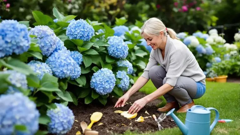 Dit fruitafval kan uw slungelige hortensia’s veranderen in bloemen die 30 procent groter zijn dan u dacht
