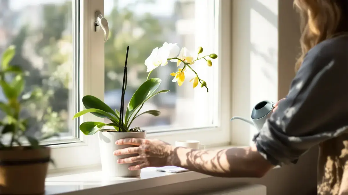 Gele bladeren op een orchidee simpele handelingen die uw plant kunnen redden