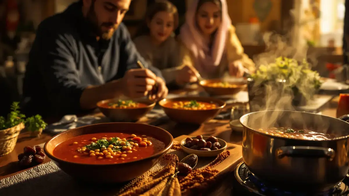 Ontdek het harira-recept van Choumicha, een hartverwarmende Marokkaanse soep boordevol smaak