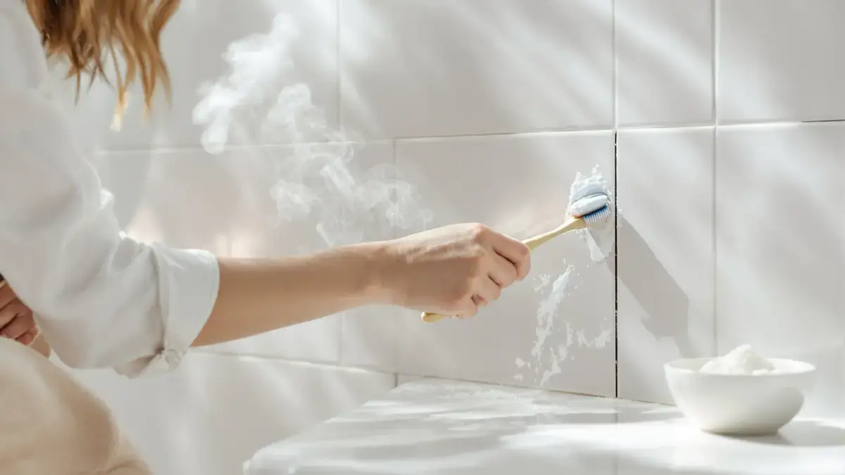 Dit huisgemaakt mengsel met 4 ingrediënten onthult een snelle oplossing voor zwarte voegen in de badkamer die velen negeren