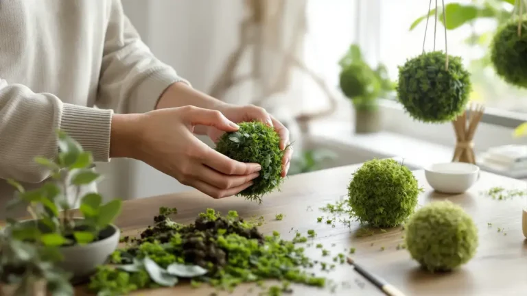 Dit Japanse truc verandert je planten in groene bollen en bespaart ruimte in 15 minuten maar weinig mensen kennen het