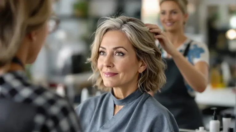 Dit kapsel dat velen negeren kan uw gezicht na uw vijftigste laten stralen volgens de vorm