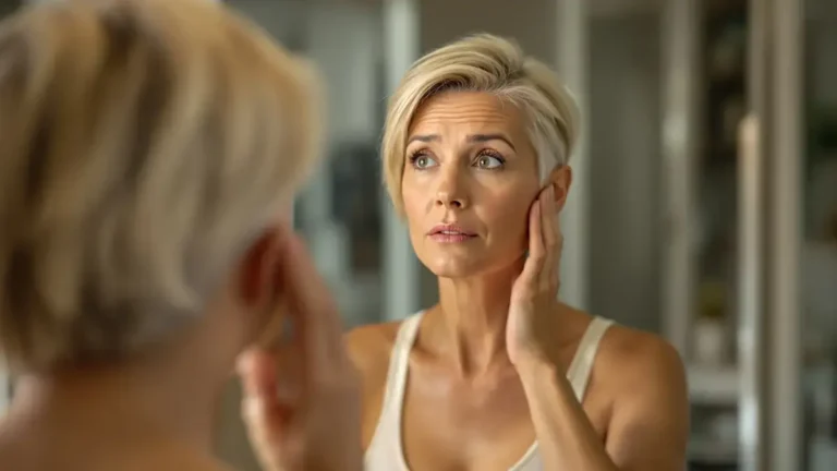 Dit kort kapsel dat veel wordt gedragen kan uw gezicht na uw vijftigste ouder doen lijken zonder dat u het beseft