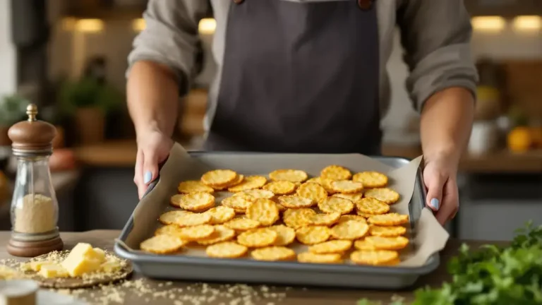 Krokante parmezaanflensjes klaar in minder dan 10 minuten met een airfryer