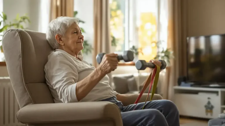 Deskundigen zijn het erover eens dat lange wandelingen niet essentieel zijn deze 6 zittende oefeningen kunnen uw functionele kracht na 60 jaar versterken