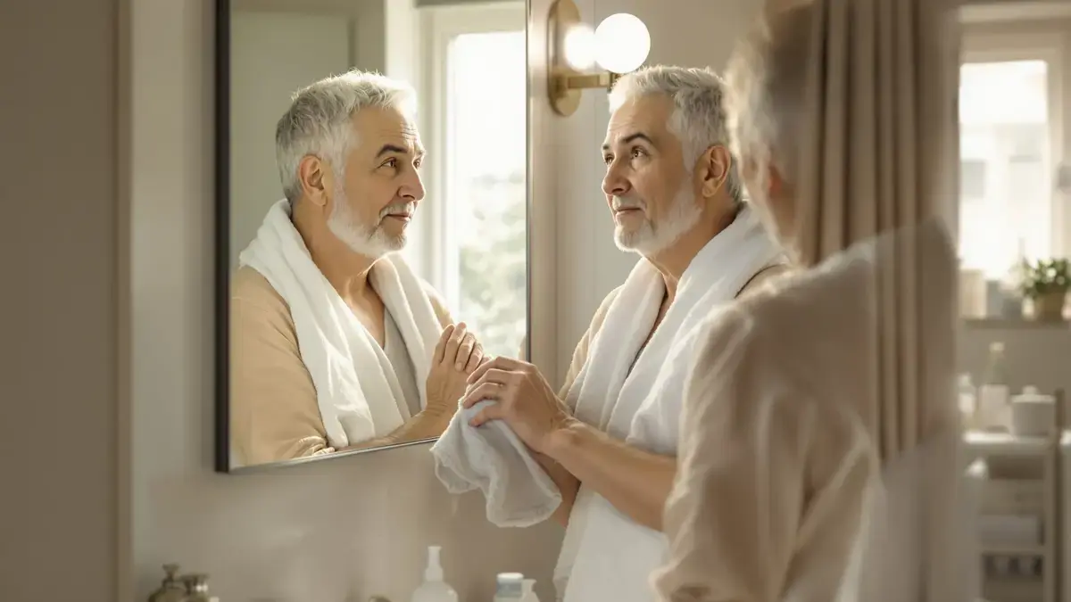 Deskundigen zijn het erover eens minder dan drie keer per week douchen na 55 jaar bevordert vaak onderschatte huidproblemen en ongemakken