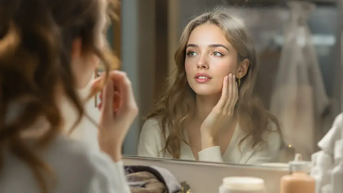 Minimalistische make-up onthult een eenvoudige routine die zelfs in drukke tijden je uitstraling verandert