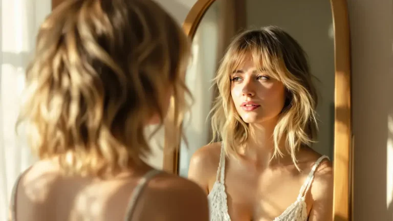 De nonchalante pony, een haarkapseltrend die fijn haar subtiel flatteert