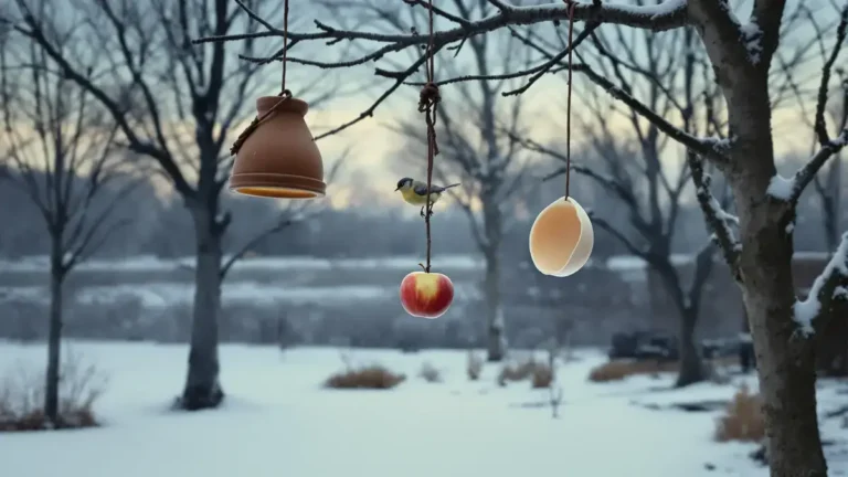 Een oude pot en een eierschaal zijn onbekende bondgenoten om mezen veilig de winter door te helpen
