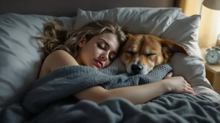 Psychologie-experts bevestigen dat het delen van je bed met een huisdier emotionele banden versterkt maar je slaap kan verstoren
