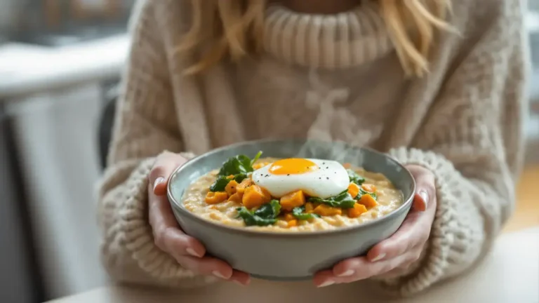 Deze romige havermoutpap laat je de winter zacht beginnen en is in slechts 5 minuten klaar