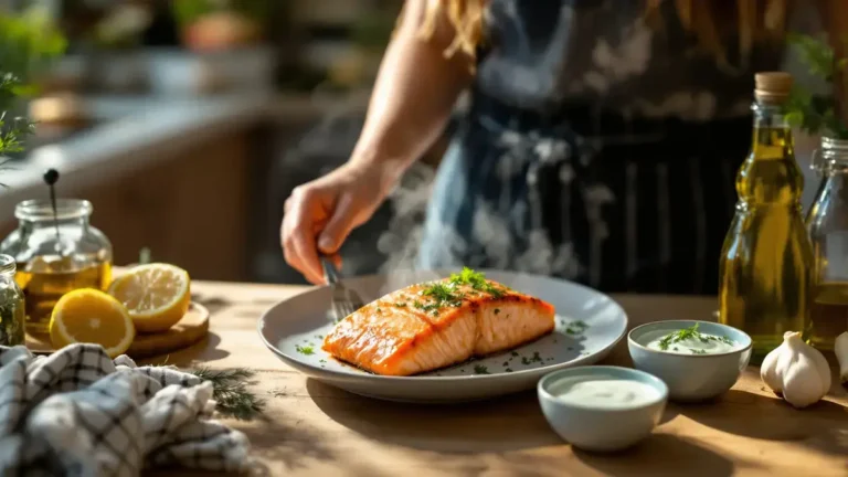 Ontdek een snelle en perfecte saus voor bij zalm