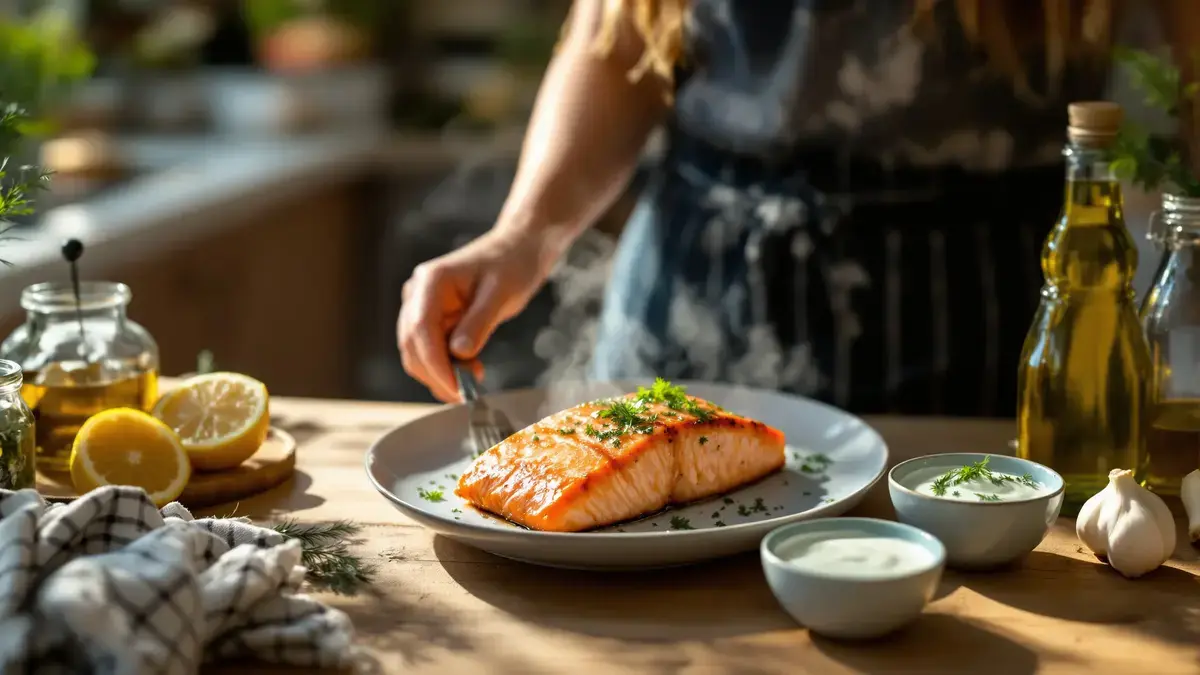 Ontdek een snelle en perfecte saus voor bij zalm
