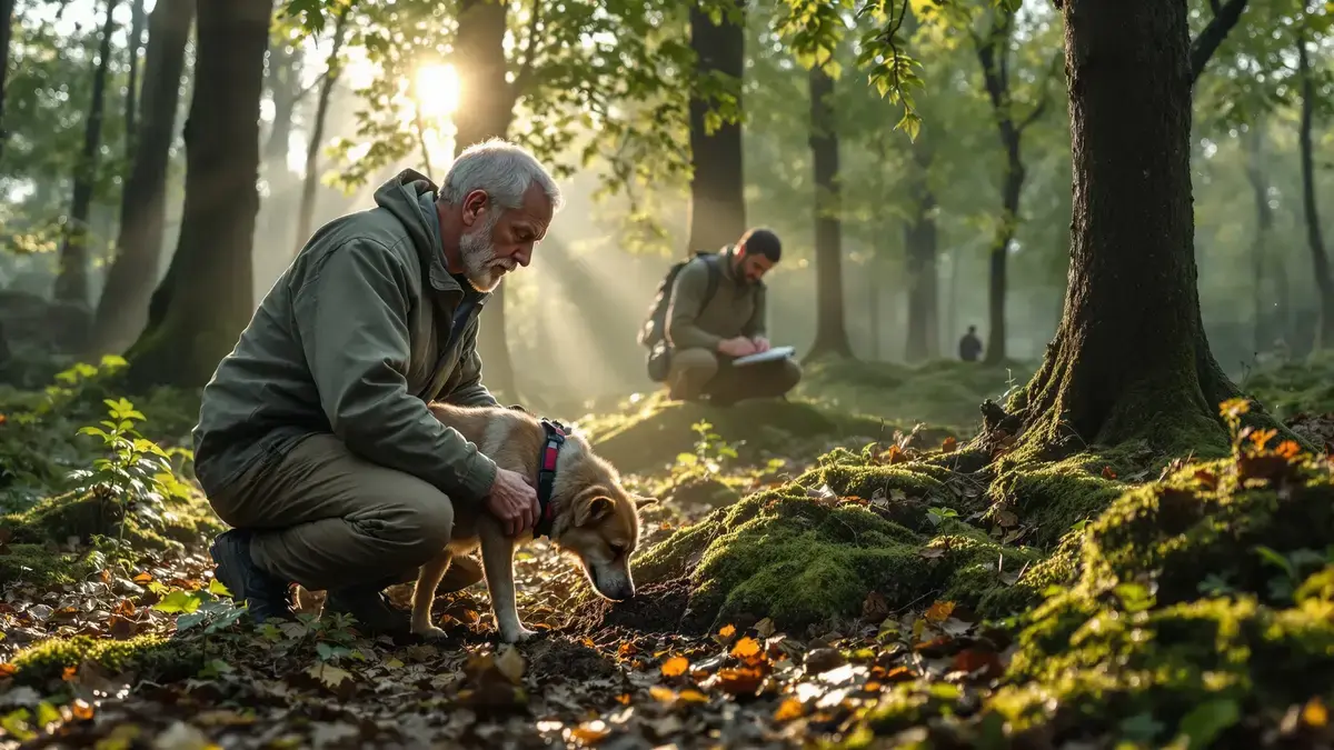Truffelhonden ontdekken onbekende soorten maar hun rol in de wetenschap wordt onderschat