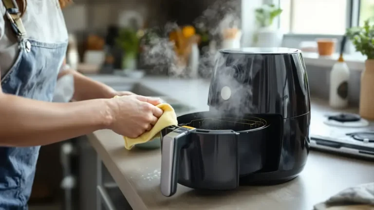 Deze eenvoudige en vaak over het hoofd geziene handeling verwijdert vet en geurtjes en voorkomt voortijdige defecten aan de airfryer
