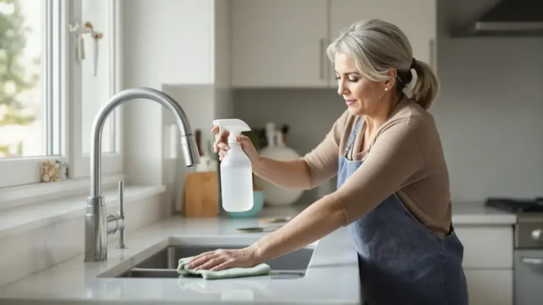Deze veelvoorkomende fout met witte azijn beschadigt uw oppervlakken zonder dat u het doorheeft