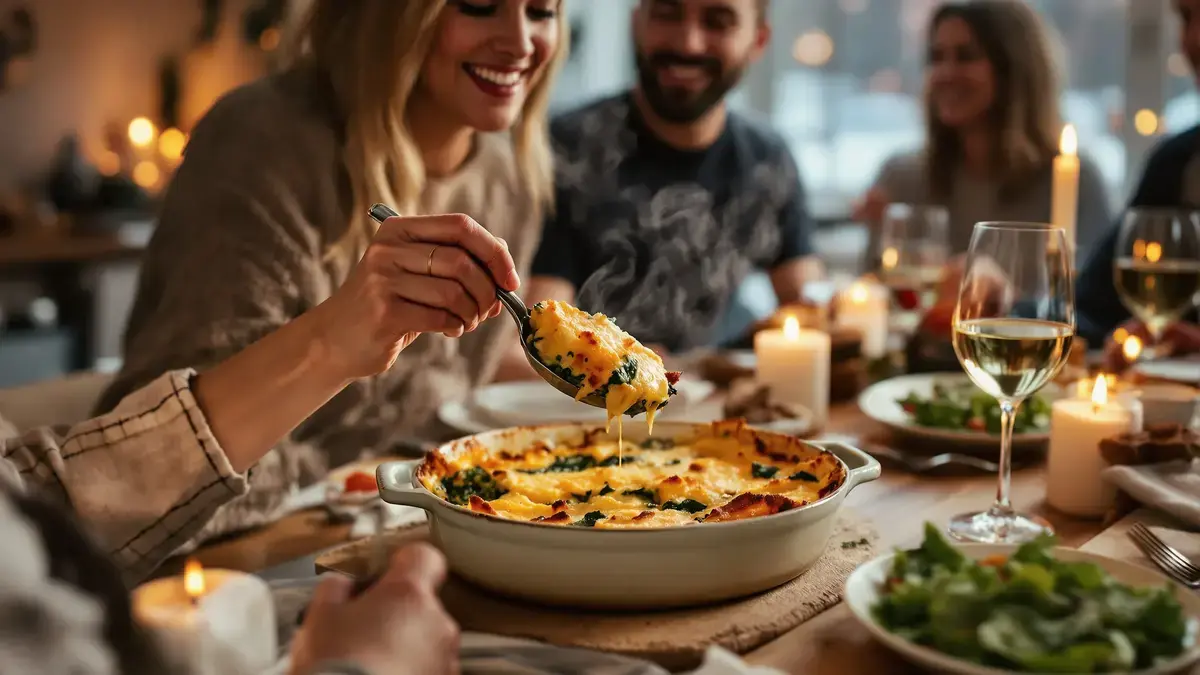 Zoeteaardappelgratin met spinazie een snel recept dat je winterdiners kan veranderen