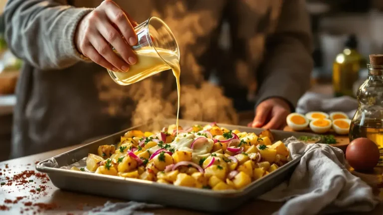 Aardappelsalade een simpele en vaak vergeten handeling kan je populaire recept transformeren