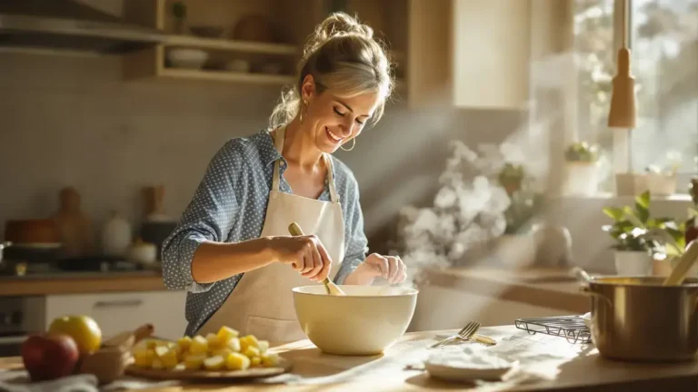 Appelcake met yoghurt het geliefde familierecept van mijn grootmoeder vanaf de eerste hap