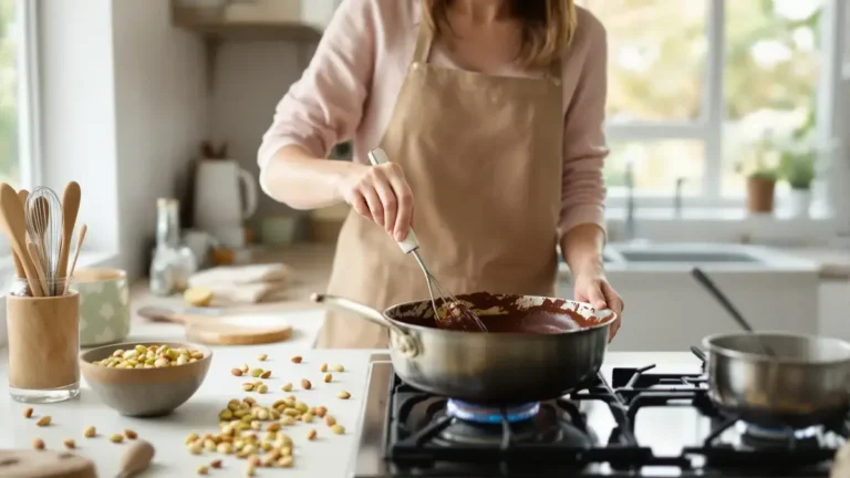 Zonder oven of afwas maak je deze chocoladetaart eenvoudig en snel