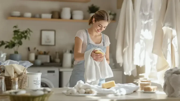 Een duo van onbekende producten om moeiteloos was te bleken zonder bleekmiddel een verrassende ontdekking